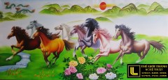 Tranh sơn dầu mã đáo thành công 15